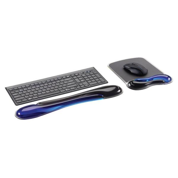 Imagen 1 del producto “Kit reposamuñecas Dúo Gel teclado y ratón - AZUL K52920WW KENSINGTON ”