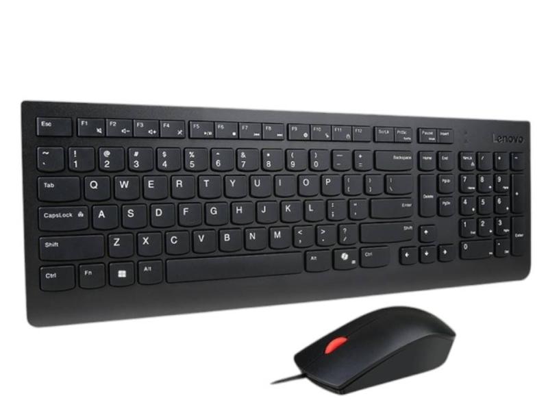 Imagen 1 del producto “LENOVO KIT TECLADO + MOUSE ESSENTIAL ALAMBRICO 4X31R64424 - ”