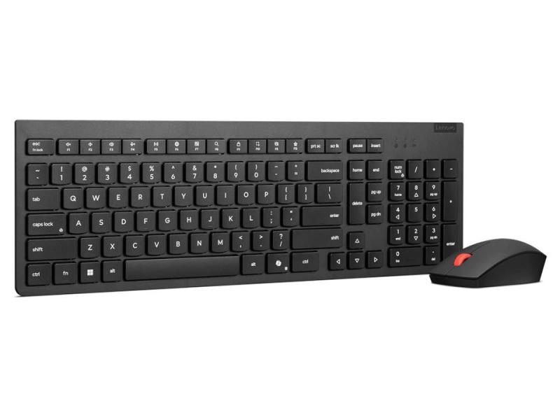 Imagen 1 del producto “Kit teclado y mouse LENOVO 4X31R64500 - Completo, Negro ”