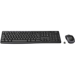 Imagen 1 del producto “Kit de Teclado y Mouse LOGITECH MK270 - Estándar, Negro, 10 m ”