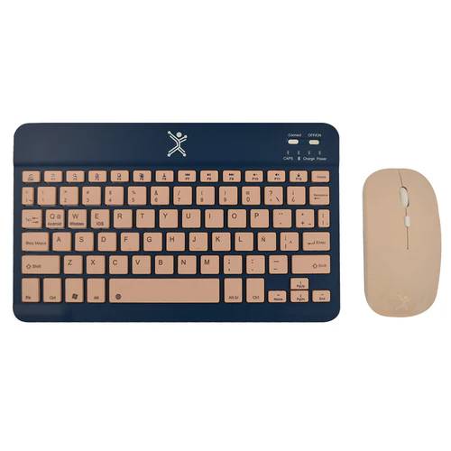 Imagen 1 del producto “Kit de Teclado y Mouse Bluetooth Inalámbrico Color Azul | PERFECT CHOICE - ”