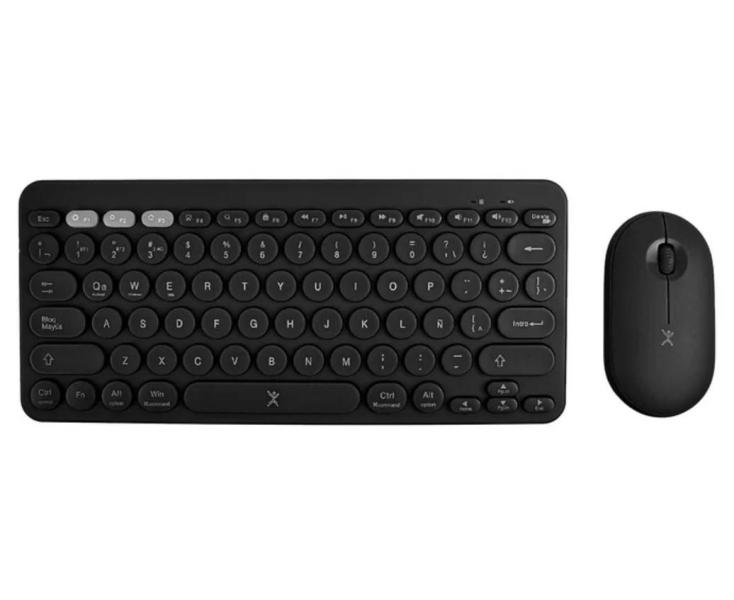 Imagen 1 del producto “Kit de Teclado y Mouse Inalámbrico Bluetooth Dual 2.4GHz Froyo Color Negro| PERFECT CHOICE - ”
