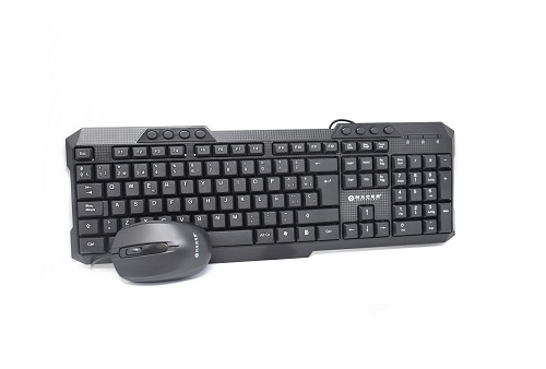 Imagen 1 del producto “Kit Teclado y Mouse Naceb Technology NA-618N - Estándar, Negro ”