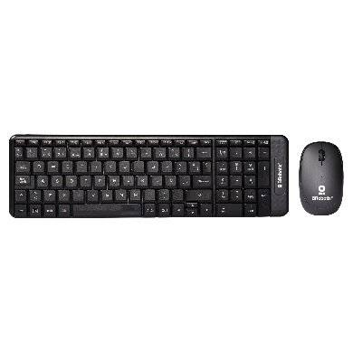 Imagen 1 del producto “Kit Teclado y Mouse inalámbrico - compacto, Español, Negro, 10 m, 6000618 BROBOTIX ”