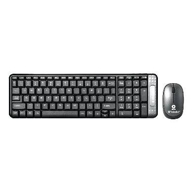 Imagen 1 del producto “Kit Teclado y Mouse inalámbrico - compacto, Español, Negro/Gris, 10 m, 6000625 BROBOTIX ”