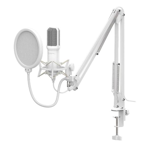 Imagen 1 del producto “Kit de MICROFONO C/SOPORTE XZ260 BLANCO. XZKMC1W. - ”