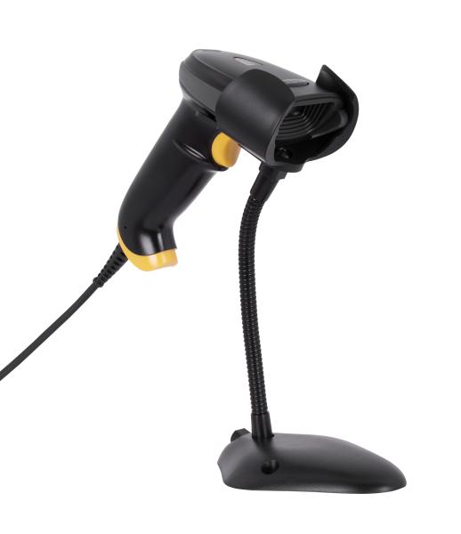 Imagen 1 del producto “Lector de Códigos de Barras Alámbrico TechZone TZBESC3 - 1 m, 100 lecturas/s, USB. 1D ”