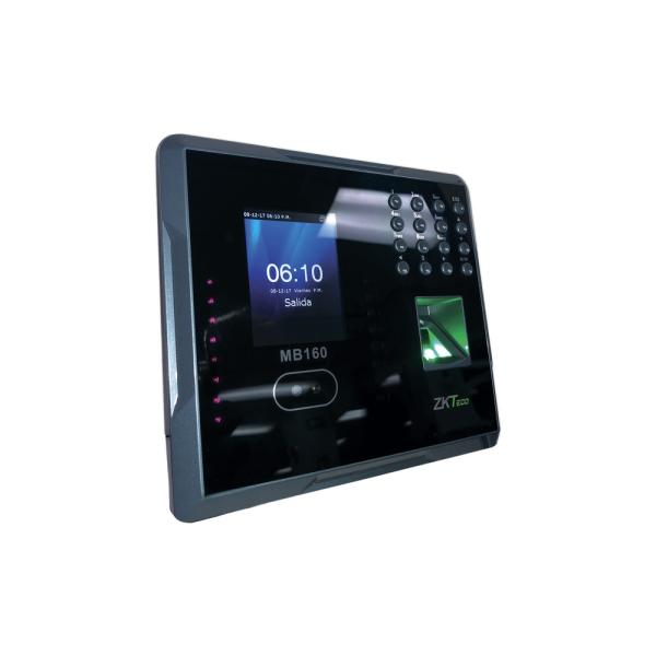 Imagen 1 del producto “Lector de Reconocimiento Facial ZK TECO MB160ID - Negro ”