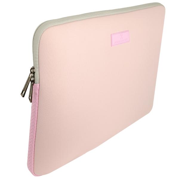 Imagen 1 del producto “Funda para Laptop 15 Pulgadas Material Neopreno Ligero y Acolchado Bagiq Color Rosa | PERFECT CHOICE - ”