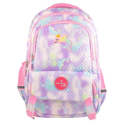 Imagen 1 del producto “Mochila Escolar Delfin Para Niñas Gran Capacidad de Carga Astro | PERFECT CHOICE - ”