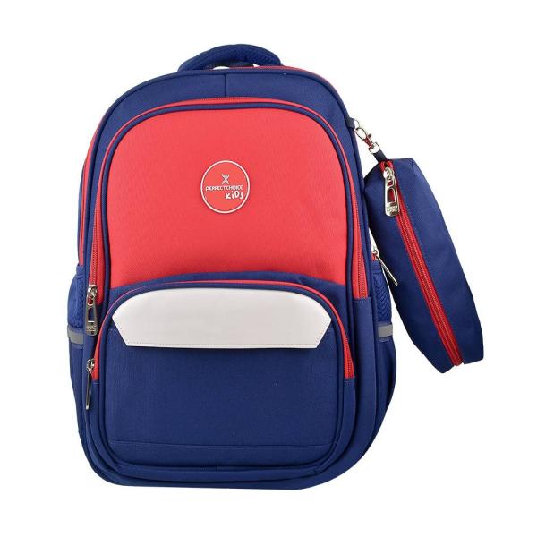 Imagen 1 del producto “PC-085232 Mochila Escolar Infantil Múltiples Compartimentos Modelo Bookery Color Azul Marino | PERFECT CHOICE - ”