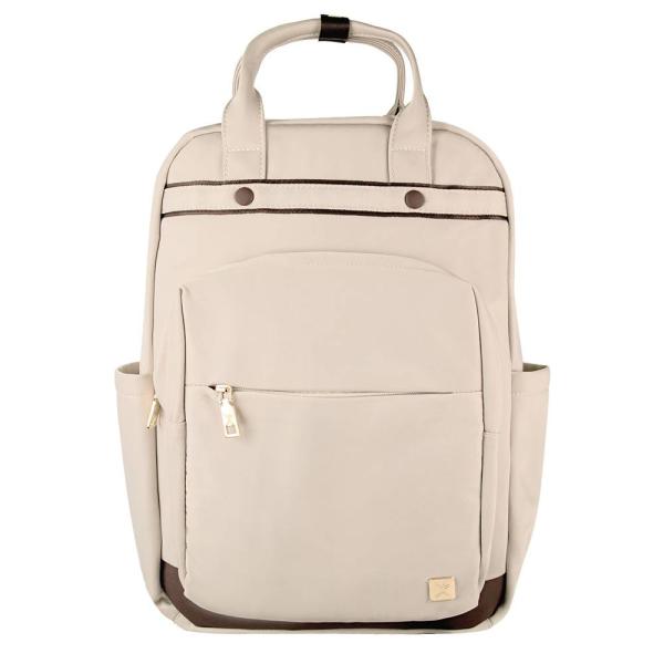 Imagen 1 del producto “PC-084655 Mochila de mujer para laptop Elegante y Funcional Modelo Kokette Color Taupe | PERFECT CHOICE - ”
