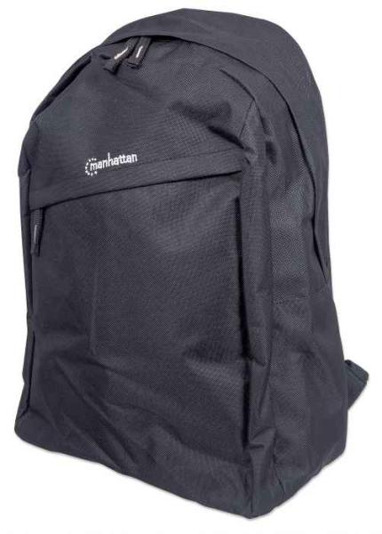 Imagen 1 del producto “439831 Mochila Manhattan - ligera color negro, para laptops de hasta 15.6 pulgadas, Compartimiento frontal para objetos pequeños. ”