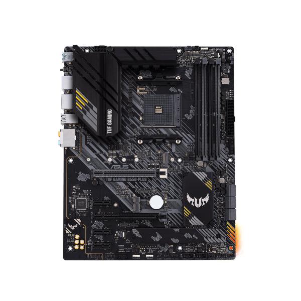Imagen 1 del producto “Tarjeta Madre ASUS TUF GAMING B550-PLUS - ATX, Ryzen AM4, AMD Ryzen de 3ª gen, PCIe® 4.0, dual M.2, SATA 6 Gbps, USB 3.2 Gen 2, Aura Sync ”