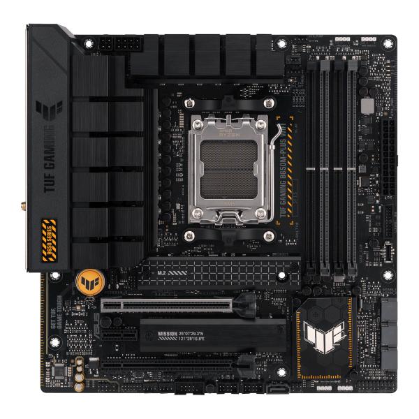 Imagen 1 del producto “Tarjeta Madre ASUS TUF GAMING B650M-PLUS WIFI micro ATX - AMD, AM5, DDR5, PCIe® 5.0, USB 3.2 Gen 2x2 de tipo C® y USB 3.2 Gen 1 de tipo C®, Ethernet de 2, 5 Gb ”