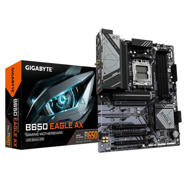 Imagen 1 del producto “Tarjeta Madre  Gigabyte ATX  B650 EAGLE AX - S-AM5, B650, 192GB DDR5  para AMD ”