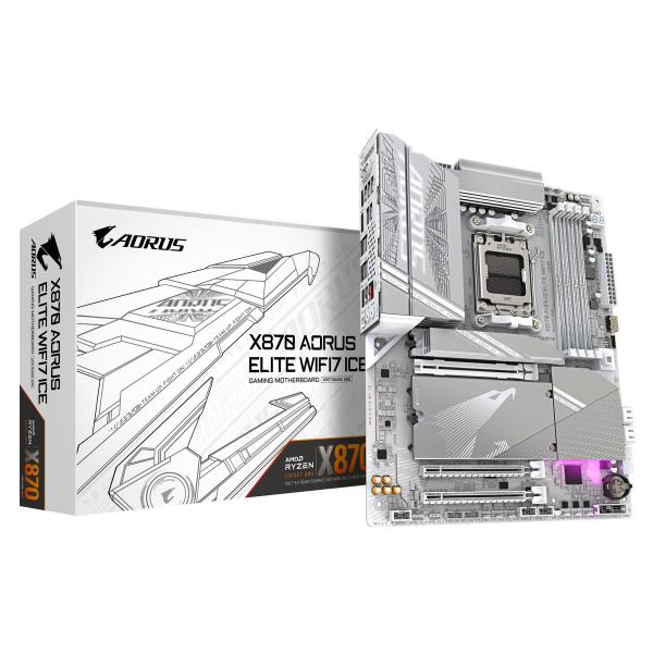 Imagen 1 del producto “TARJETA MADRE GIGABYTE ATX X870 A ELITE WF7 64 GB DDR5 AM5 Para AMD - ”