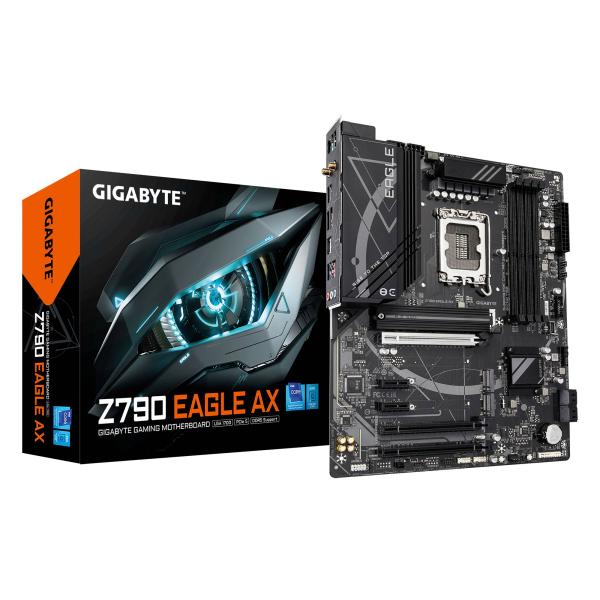 Imagen 1 del producto “Tarjeta Madre Gigabyte Z790  Eagle AX - ATX, LGA 1700, Intel  Z790, 192GB  DDR5, HDMI/DP  para Intel ”