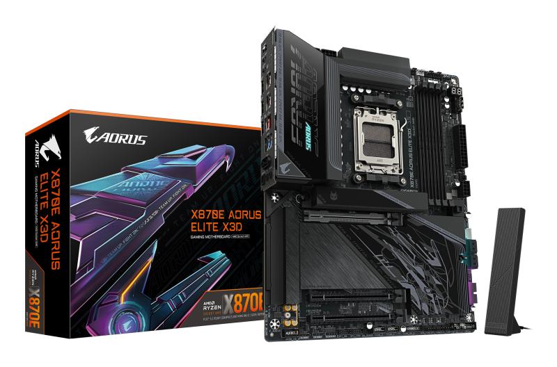 Imagen 1 del producto “TARJETA MADRE GIGABYTE ATX X870E A ELITE X - DDR5, AM5, 256 GB, PARA AMD ”