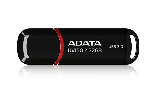Imagen 1 del producto “Memoria USB ADATA UV150 - Naranja, 32 GB, USB 3.2 (retrocompatible con 3.0 y 2.0), 100 MB/s ”