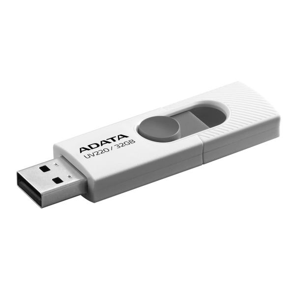 Imagen 1 del producto “Memoria USB ADATA UV220 - Color blanco, 32 GB, USB 2.0 ”
