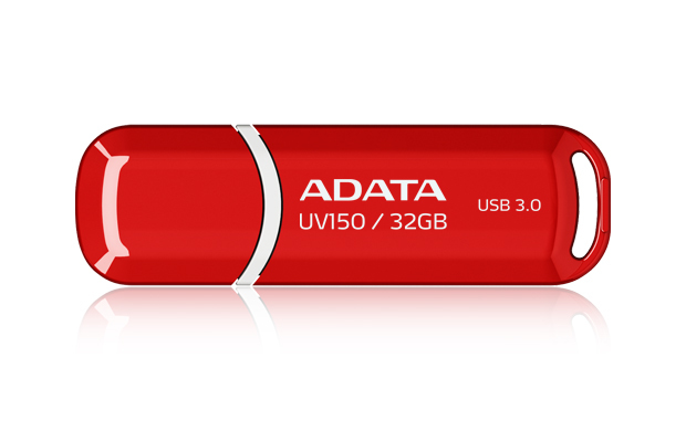 Imagen 1 del producto “Memoria USB ADATA AUV150-32G-RRD - Rojo, 32 GB, USB 3.2 ”
