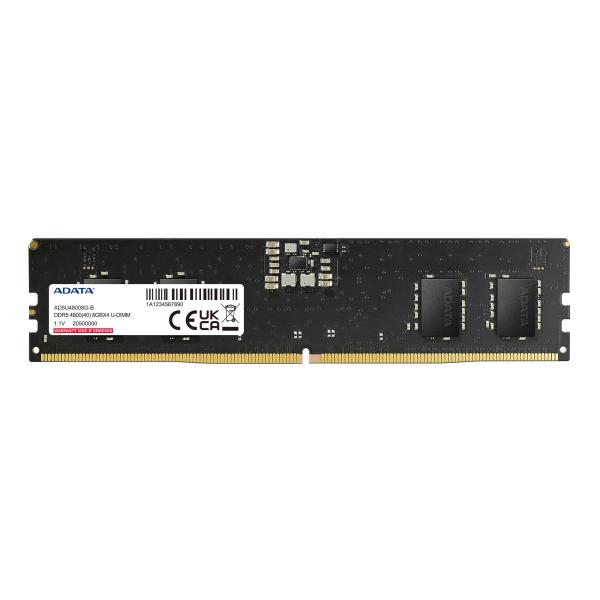 Imagen 1 del producto “Memoria RAM  ADATA AD5U48008G-S - 8 GB, DDR5, 4800MHz, UDIMM ”