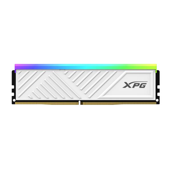 Imagen 1 del producto “Memoria RAM ADATA XPG SPECTRIX D35G - DDR4 8GB UDIMM 3200MHz, con Iluminación RGB. Disipador BLANCO. AX4U32008G16A-SWHD35G ”