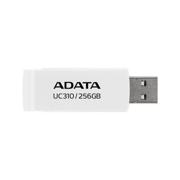 Imagen 1 del producto “Memoria USB de 256GB UR310 3.2 Gen 1 (retro compatible 3.0 y 2.0) - diseño material reciclado sin tapa. BLANCO. UC310-256G-RWH ”