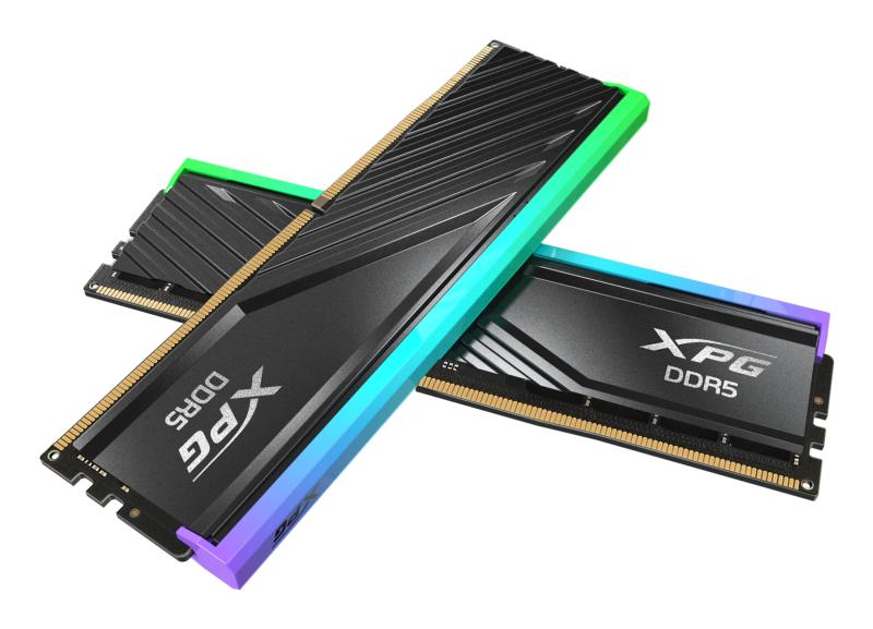 Imagen 1 del producto “Memoria RAM ADATA XPG LANCER BLADE RGB - DDR5 24GB (kit 2X24GB) UDIMM 6000MT/s. Disipador NEGRO. AX5U6000C3024G-DTLABRBK ”