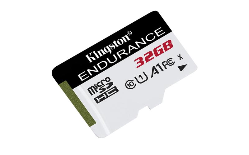Imagen 1 del producto “MEMORIA MICROSD KINGSTON HIGH ENDURENCE 32GB R.95MB/S W.30MB/S CL10 UHS-I U1 V10 A1 - ”