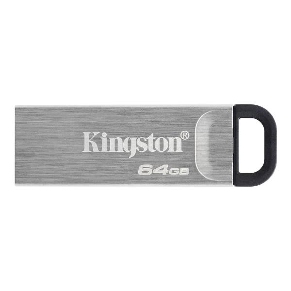 Imagen 1 del producto “MEMORIA USB KINGSTON DATATRAVELER KYSON 64GB 3.2 GEN 1 METÁLICA - ”