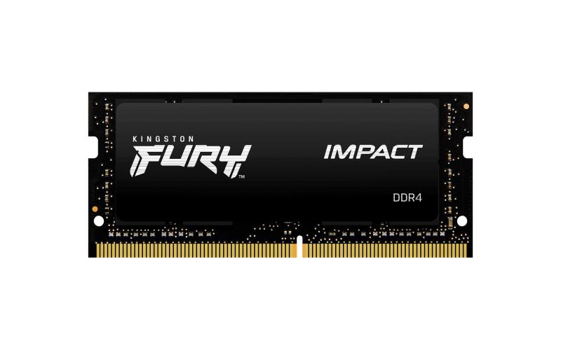 Imagen 1 del producto “MEMORIA RAM KINGSTON FURY IMPACT SODIMM DDR4 32GB 3200MT/S CL20 2RX8 1.2V - ”