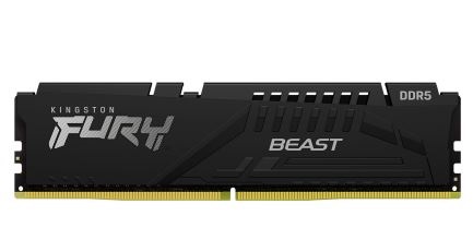 Imagen 1 del producto “MEMORIA RAM KINGSTON FURY BEAST BLACK XMP DIMM DDR5 16GB 5600MT/S CL40 1RX8 1.25V - ”