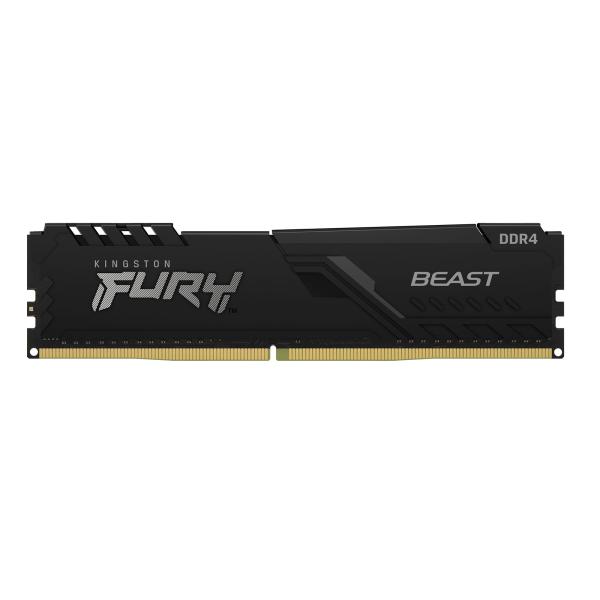 Imagen 1 del producto “MEMORIA RAM KINGSTON FURY BEAST BLACK XMP DIMM DDR4 16GB 3200MT/S CL16 1RX8 1.35V - ”