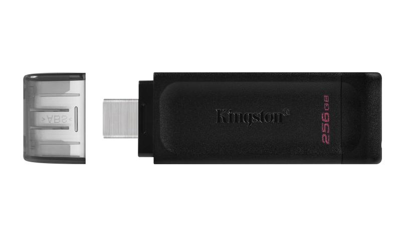 Imagen 1 del producto “MEMORIA USB KINGSTON DATATRAVELER 70 256GB USB-C 3.2 GEN 1 - ”