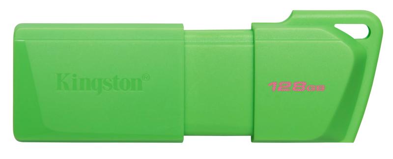 Imagen 1 del producto “MEMORIA USB KINGSTON DATATRAVELER EXODIA M 128GB 3.2 GEN 1 RETRÁCTIL VERDE NEON - ”