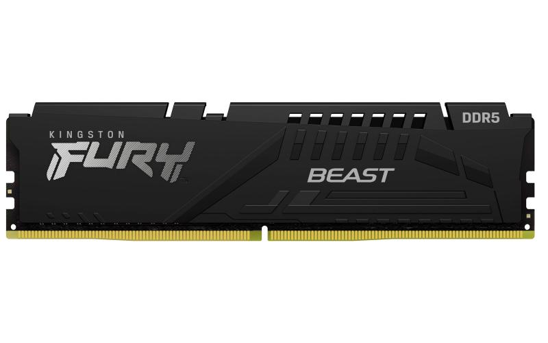 Imagen 1 del producto “MEMORIA RAM KINGSTON FURY BEAST BLACK EXPO DIMM DDR5 16GB 6000MT/S CL30 1RX8 1.4V - ”
