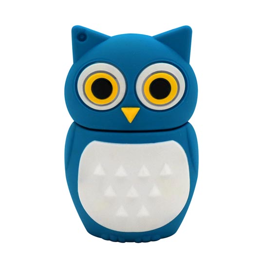 Imagen 1 del producto “MEMORIA FLASH USB 32GB - BÚHO AZUL BROBOTIX 190432-2, Azul, 32 GB, USB 2.0 ”