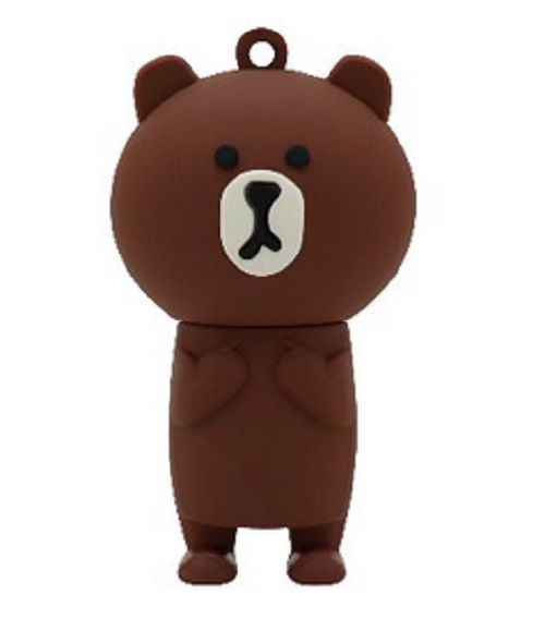 Imagen 1 del producto “MEMORIA FLASH USB 32GB - OSO CAFE BROBOTIX 190432-21, 32 GB, USB tipo A ”