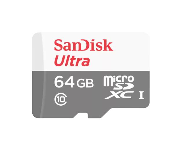Imagen 1 del producto “Memoria Flash SanDisk Ultra - 64GB MicroSDXC UHS-I Clase 10, con Adaptador ”