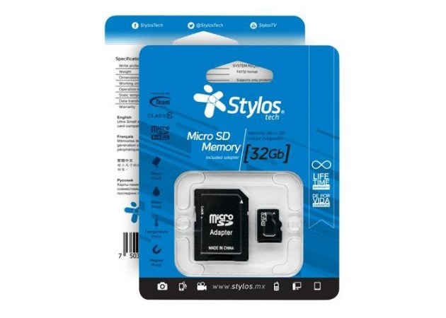 Imagen 1 del producto “Memoria Micro SD 32GB C/A Stylos. STMS321B - ”