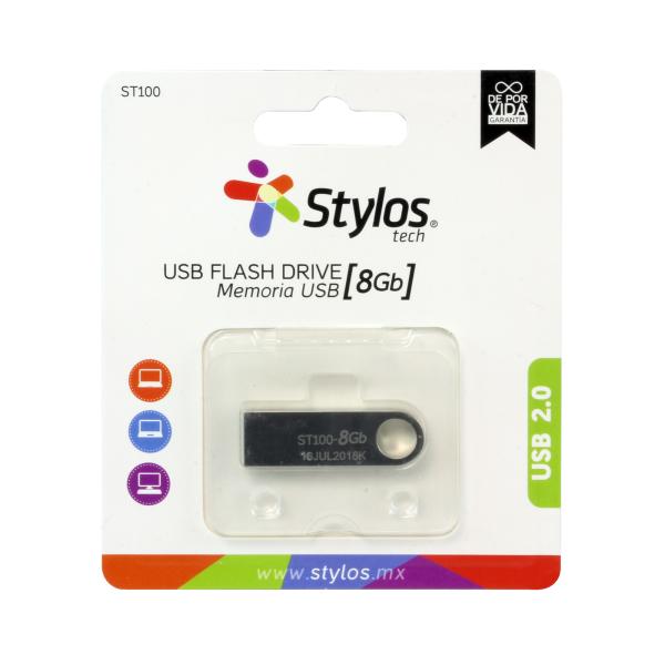Imagen 1 del producto “Memoria USB 8GB Stylos. STMUSB1B - ”