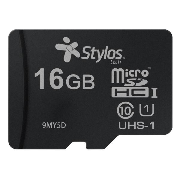 Imagen 1 del producto “Memoria Micro SD 16GB C10 S/A STYLOS STMS164B. - ”