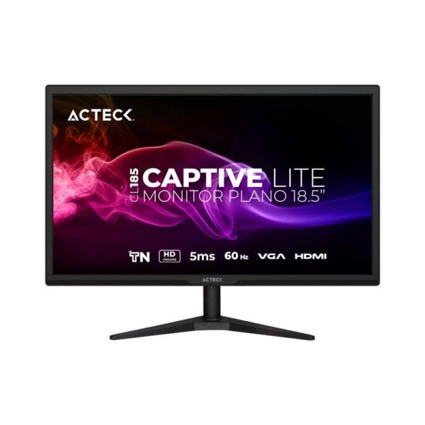 Imagen 1 del producto “Monitor Captive Lite CL185 Acteck Panel de 18.5 Pulgadas TN - Resolución Máxima 1366 * 768 ”