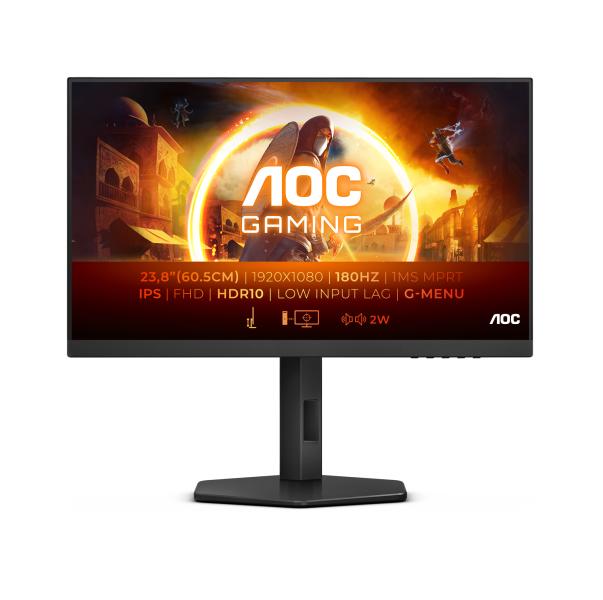 Imagen 1 del producto “Monitor Gaming AOC 24G4 - 23.8 pulgadas, 300 cd / m², 1920 x 1080 Pixeles, 1 ms, Full HD ”