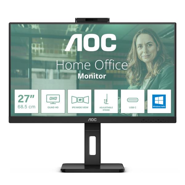Imagen 1 del producto “Monitor AOC Modelo Q27P3CW Brillo 350CD/M2 (TYPICAL) Tiempo de respuesta 4ms - ”