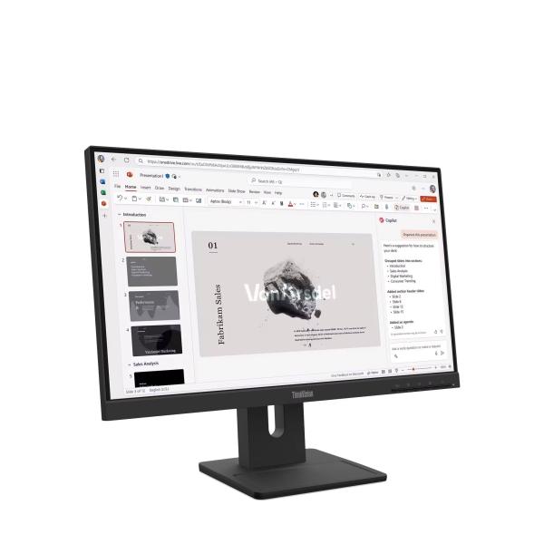 Imagen 1 del producto “Monitor Lenovo ThinkVision E22-40 - Panel IPS de 21, 5 pulgadas, 1x HDMI 1.4, 1x DP 1.2, 1x VGA, Garantía 3 años con fabricante. ”