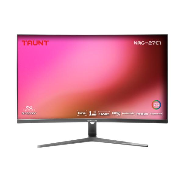 Imagen 1 del producto “MONITOR GAMING LED CURVO 27 NMG-27C1 VA 165HZ 1MS LOW BLUELIGHT FLICKERFREE FREESYNC RGB VESA 16:9 FHD 1920*1080 HDMI DP NEGRO - ”