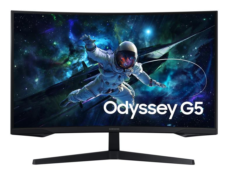 Imagen 1 del producto “Monitor Gamer 32 pulgadas Odyssey G5 G55C - QHD (2560 x 1440), Curvatura 1000R, 165Hz, 1ms, LS32CG552ELXZX ”